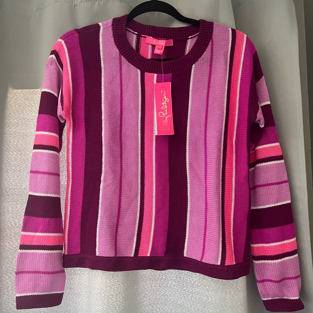 Lilly Pulitzer Vibrant Striped Sweater